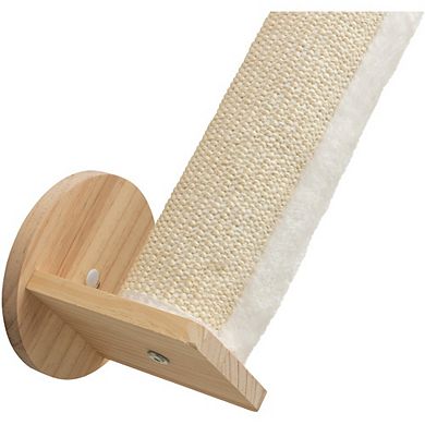 Wall Set 4 Wall Mounted Cat Perch System with 2 Sisal Scratching Posts