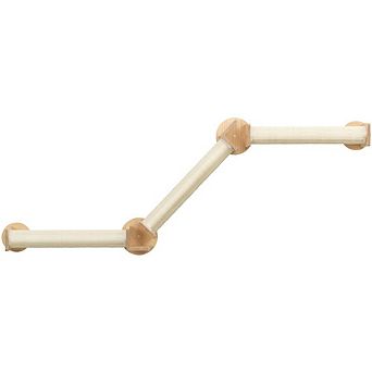 Wall Set 2 Multi-Level Wall Mounted Cat Perch System with 3 Sisal Posts