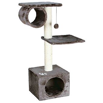 San Fernando Plush & Sisal 3-Level Cat Tree, Scratching Posts & Condo