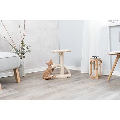 Vitoria Plush & Sisal 17" Cat Scratching Post with Platform