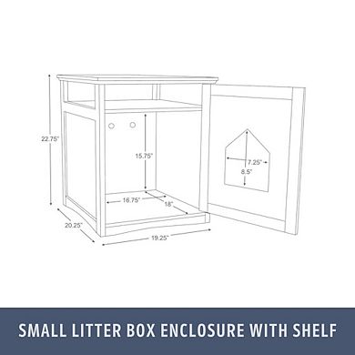 Litter Box Enclosure Hide Litter Boxes Storage Drawer Indoor Cat Home