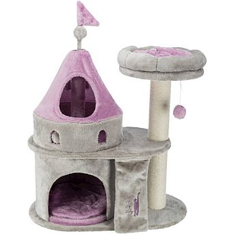 My Kitty Castle Plush Cat Tree, Sisal Scratching Posts, Rustling Fabric