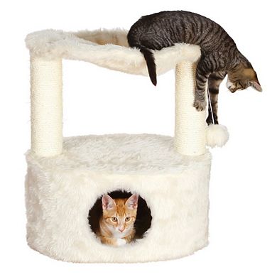 Baza Grande Plush & Sisal Cat Tree, Cat Condo and Hammock, Cat Toy
