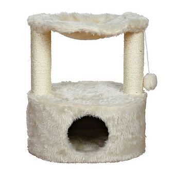 Baza Grande Plush & Sisal Cat Tree, Cat Condo and Hammock, Cat Toy