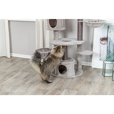 Anna Plush & Sisal Cat Tree Scratching Posts Condos Hammocks Perches Cat Toy