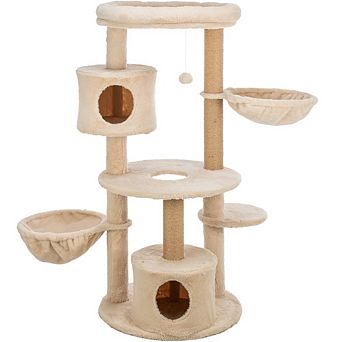 Anna Plush & Sisal Cat Tree Scratching Posts Condos Hammocks Perches Cat Toy