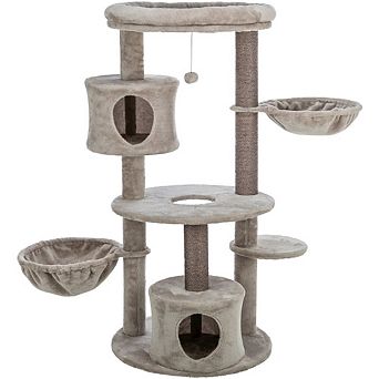 Anna Plush & Sisal Cat Tree Scratching Posts Condos Hammocks Perches Cat Toy