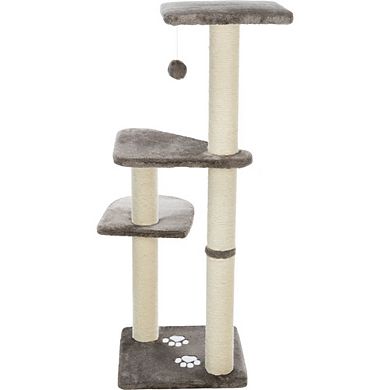 Altea Plush 3-Level Cat Tree with Sisal Scratching Posts & Cat Toy