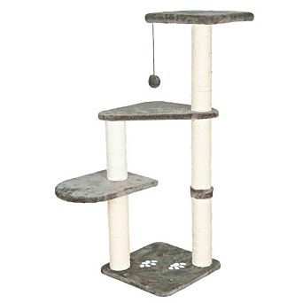 Altea Plush 3-Level Cat Tree with Sisal Scratching Posts & Cat Toy