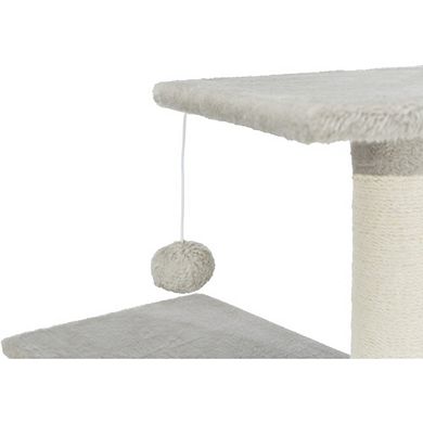 Abby Plush 4-Level Cat Tree with Sisal Scratching Posts Condo & Cat Toy
