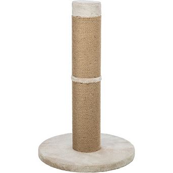 Rue Sisal & Plush 31.5" XXL Cat Scratching Post for Large Cats, Plush Base