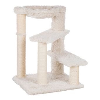 Baza Senior Plush & Sisal Cat Tree Scratching Posts Hammock & Steps,