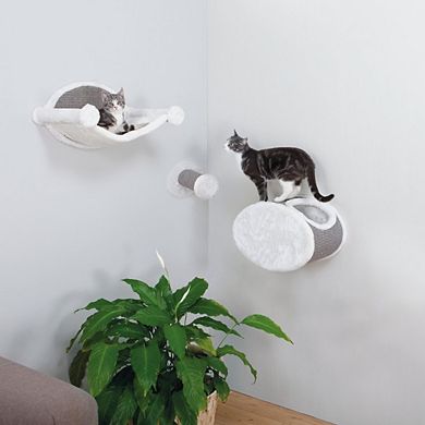 Liam Multi-Level Wall Mounted Cat Perch-Lounge Set