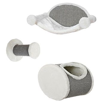 Liam Multi-Level Wall Mounted Cat Perch-Lounge Set