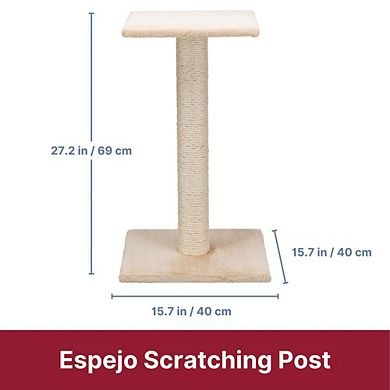 Espejo Sisal Cat Scratching Post with Plush Platform