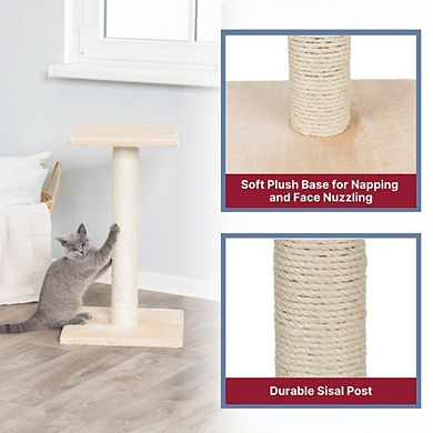 Espejo Sisal Cat Scratching Post with Plush Platform