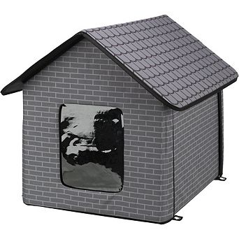 Insulated Outdoor Pet House, Foldable, Waterproof Material
