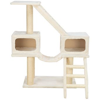 Malaga Sisal 3-Level Cat Tree with Scratching Posts, Condos & Ladders