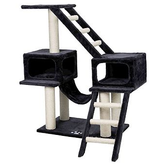 Malaga Sisal 3-Level Cat Tree with Scratching Posts, Condos & Ladders