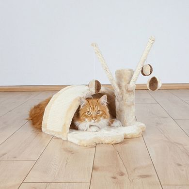 Tavira Plush & Sisal Kitten Scratching Pad and Toy Tree