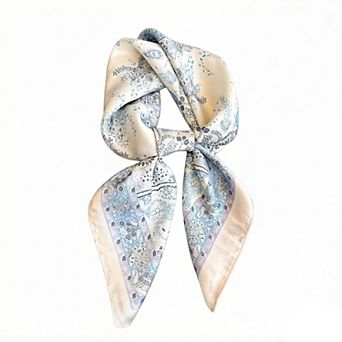 Womens Vintage Paisley Print Square Scarf Elegant Soft Fashion Neck Head Wrap