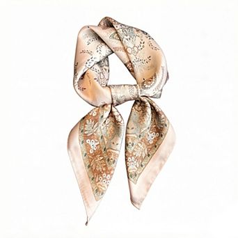 Womens Vintage Paisley Print Square Scarf Elegant Soft Fashion Neck Head Wrap