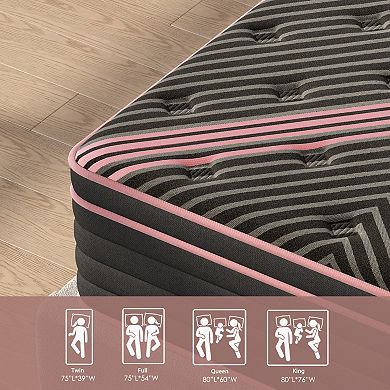 GOODSILO Hybrid Pocket Spring and Memory Foam Mattress for Supportive Sleep Comfort