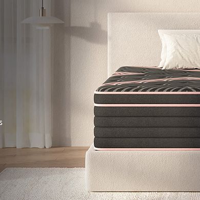 GOODSILO Hybrid Pocket Spring and Memory Foam Mattress for Supportive Sleep Comfort