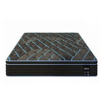 GOODSILO Hybrid Pocket Spring Mattress with Memory Foam Comfort Layer