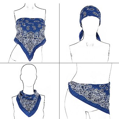 Womens Equestrian Print Square Scarf Elegant Vintage Harness Neck Wrap