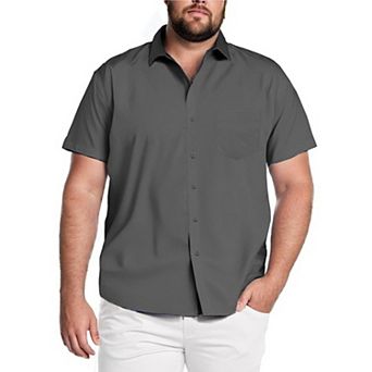 COOFANDY Big and Tall Shirts for Men Lightweight Casual Button Up Shirts Wrinkle Free Dress Shirts