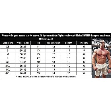 COOFANDY Men' Workout Shorts Gym Shorts Athletic Runnig Shorts Lightweight Bodybuilding Training
