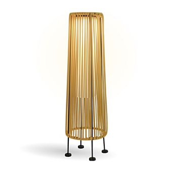 Techko Outdoor Takumi Bamboo-Style Solar Floor Lamp