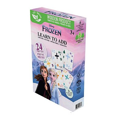 Disney's Frozen 6-Piece Learning Games Set - Wooden Puzzles & Flashcards