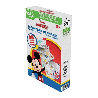 Disney's Mickey 6-Piece Learning Games Wooden Puzzles & Flashcards Set