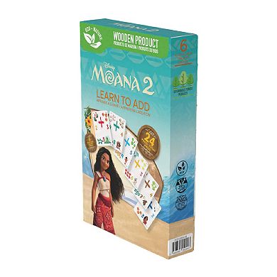 Disney's Moana 2 Learning Games Wooden Puzzles & Flashcards