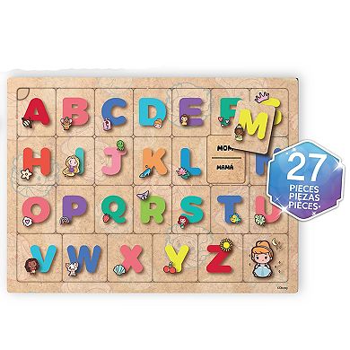 Disney Princess 3-Piece Educational Games Wooden Puzzle Set