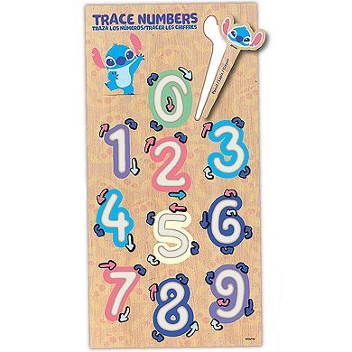 Disney's Stitch 5-Piece Educational Games Wooden Puzzle Set