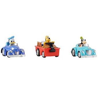 Disney's Donald Duck, Goofy & Pluto 3-Pack Pull-Back Vehicles
