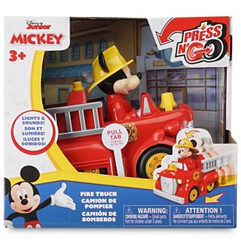 Disney Junior Mickey Mouse Press N' Go Firetruck Toy