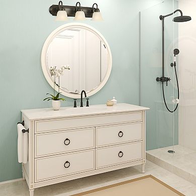 Design House Allante 3-Light Dimmable Vanity Light Fixture