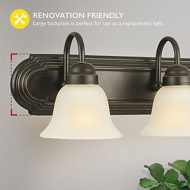 Design House Allante 3-Light Dimmable Vanity Light Fixture