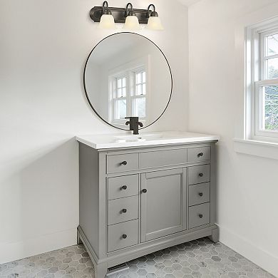 Design House Allante 3-Light Dimmable Vanity Light Fixture