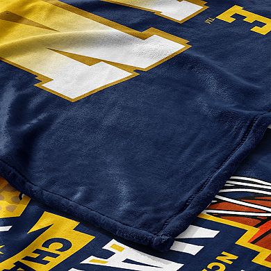 Michigan Wolverines NCAA 2026 Basketball Champs Home Court Throw Blanket