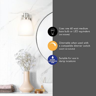 Design House Atkinson 1-Light Wall Light Sconce with Bell Shape