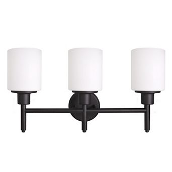 Design House Aubrey Transitional Dimmable 3-Light Bathroom Vanity Light