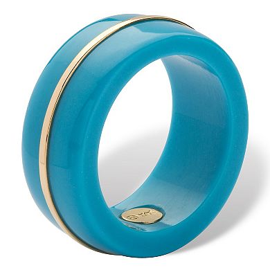 14k Turquoise Gold Ring Band