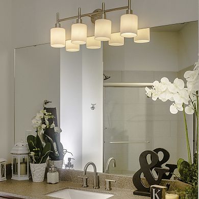Design House Aubrey Transitional 4-Light Indoor Bathroom Vanity Light