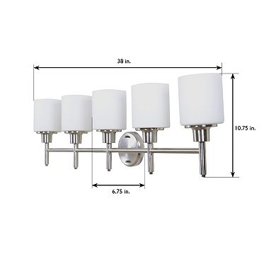 Design House Aubrey 5-Light Vanity Light Fixture
