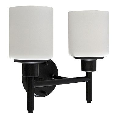Design House Aubrey Transitional 2-Light Dimmable Indoor Wall Light